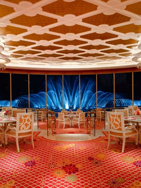 Reservation table and restaurant contact details